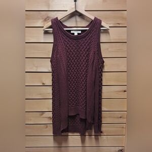Michael Kors Deep Red Knit Top